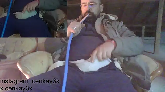 masculine bear daddy online show from February 18, 7:09 pm