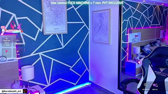 KAROL-SCOTT online show from October 31, 8:10 pm