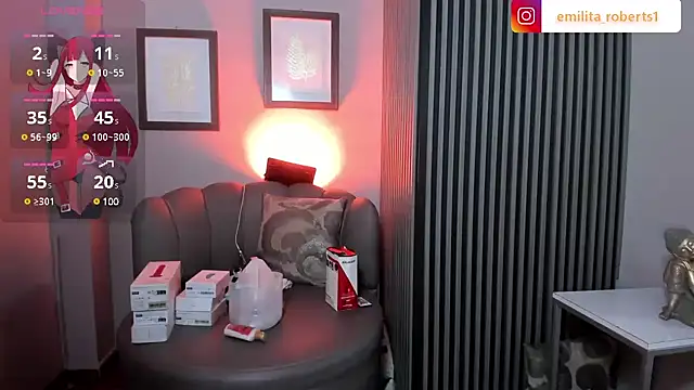 emily roberts1 online show from January 22, 7:03 pm