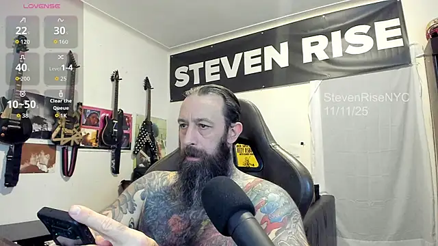 StevenRiseNYC online show from November 12, 3:01 pm