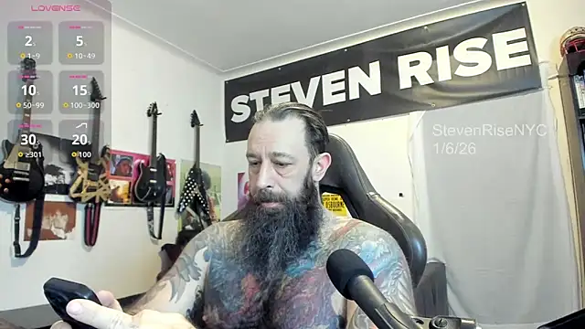 StevenRiseNYC online show from January 6, 1:15 pm