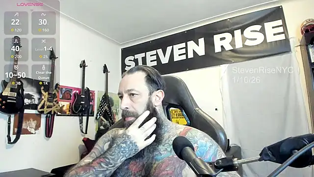 StevenRiseNYC online show from January 10, 2:30 pm