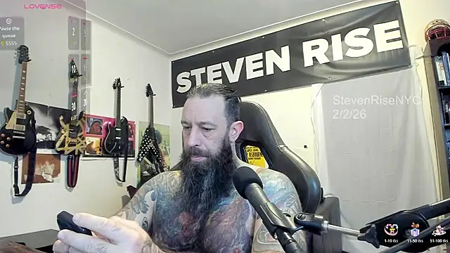 StevenRiseNYC online show from February 2, 1:54 pm