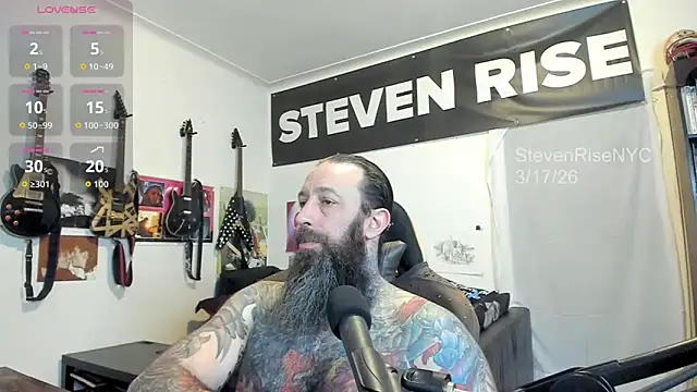 StevenRiseNYC online show from March 17, 12:30 pm